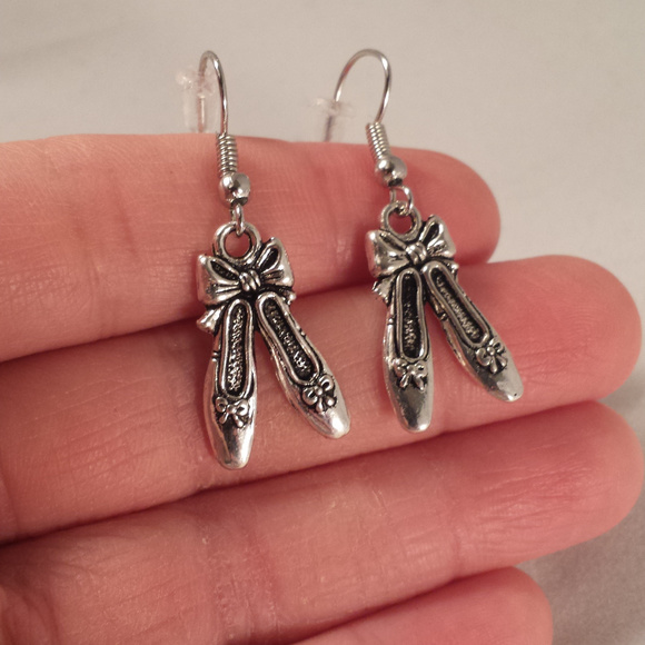 Kristy's Jewels Jewelry Silver Ballerina Ballet Slipper Earrings Hypoaller Poshmark